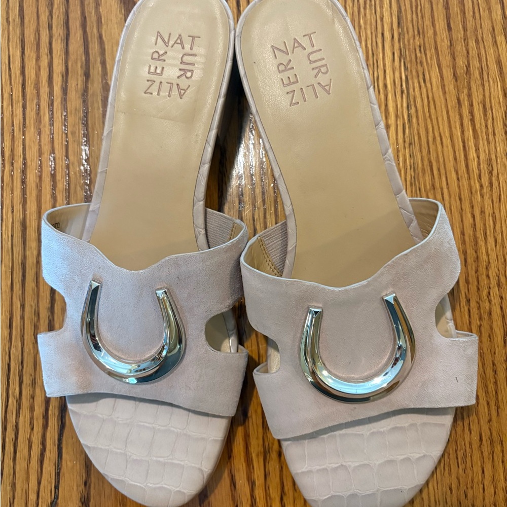 Naturalizer Women's Light Mauve Slide Sandals